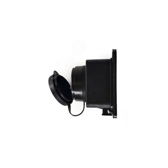 Розетка прямая 1х2Р+РЕ 1х16А 220v (каучук) Lezard 106-0400-0103/103