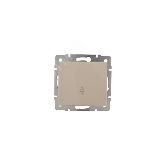 Выключатель RAIN проходной крем механизм Lezard 703-0388-105