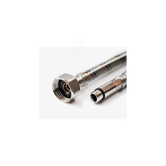Подводка для смесителя нерж.сталь М10х18-1/2 100 см VALFEX S/S M10*18-F1/2" 100 сm