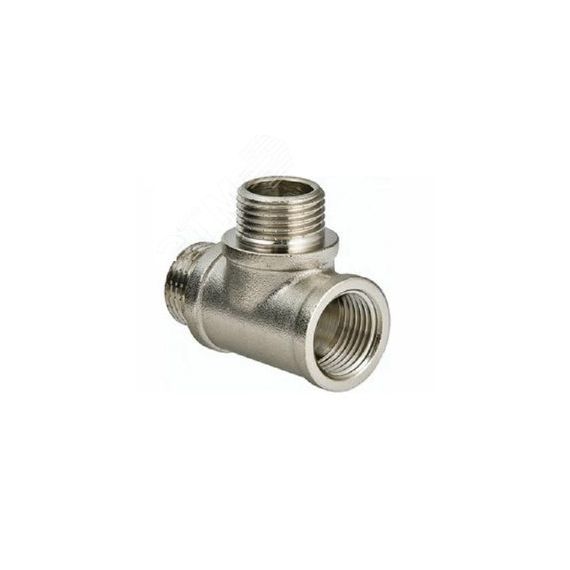 Тройник ВНН 3/4'х3/4'х3/4' переходной, никелированный Aquadeel BFN-011-602