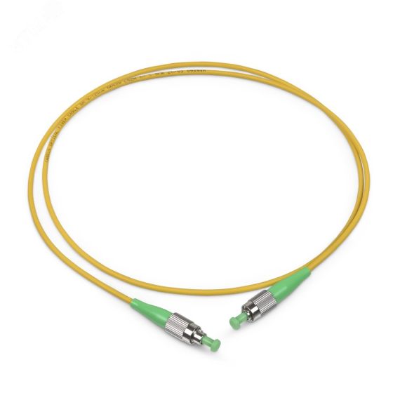 Шнур оптический simplex 1м FC/APC-FC/APC 9/125 sm LSZH Cabeus FOP(s)-9-FC/APC-FC/APC-1m