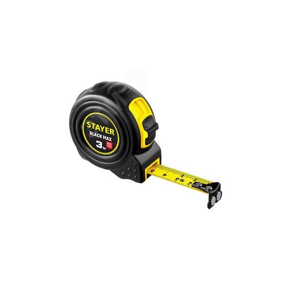 Рулетка измерительная BlackMax 3м х 16мм STAYER 3410-03_z02