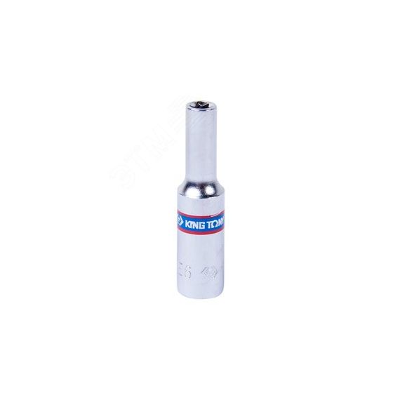 Головка торцевая TORX Е-стандарт 1/4', E6, L = 50 мм King Tony 227506M