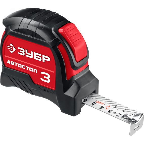 Рулетка с автостопом Автостоп 3м х 16мм ЗУБР 34052-03-16_z01