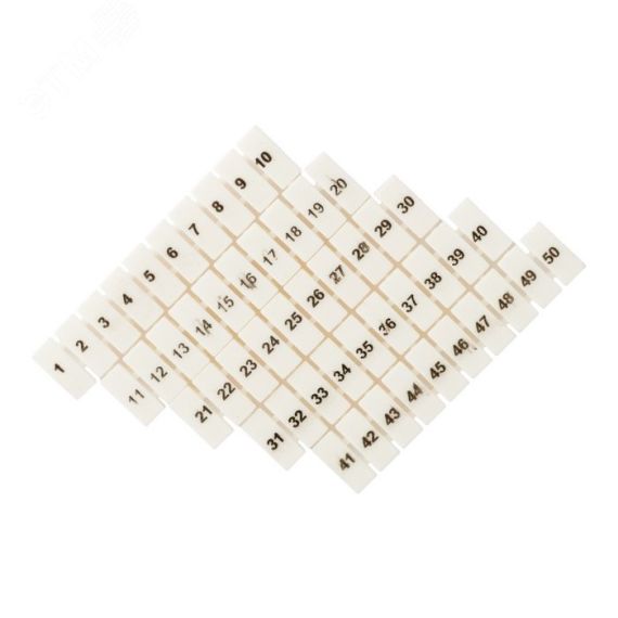 Маркеры для JXB-ST 1,5 с нумерацией 1-50 (100шт.) PROxima EKF zb-st-1.5-1-50