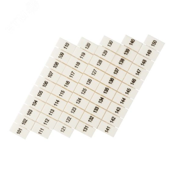 Маркеры для JXB-ST 1,5 с нумерацией 100-150 (10 шт.) PROxima EKF zb-st-1.5-100-150