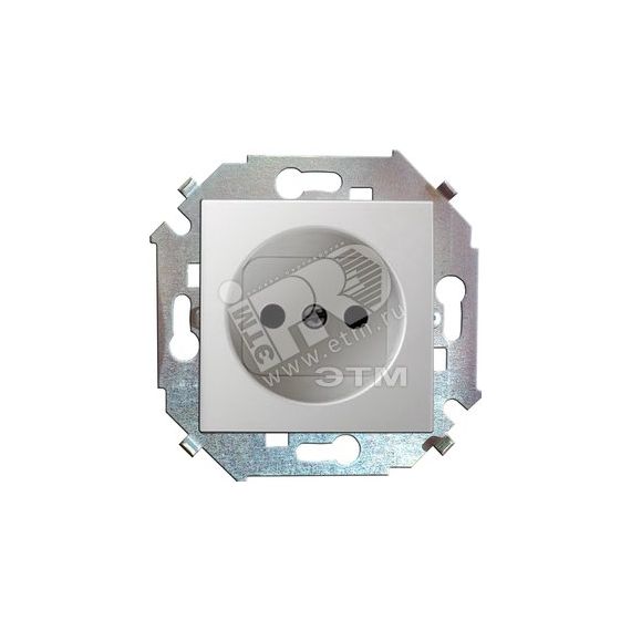 15 Розетка 2P 16А 250В винтовой зажим белый Simon 1591431-030