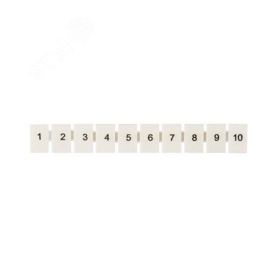 Маркеры для JXB-ST 1,5 с нумерацией 1-10 (10 шт.) PROxima EKF zb-st-1.5-1-10