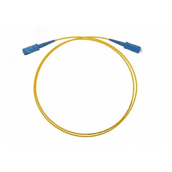 Шнур ШОС-2SM/2.0 мм-SC/UPC-SC/UPC-2.0 м Желтый ССД 130202-03592