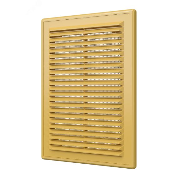 Решетка вентиляционная вытяжная, из ABS пластика 183х253, цвет Бежевый ERA 1825Р беж