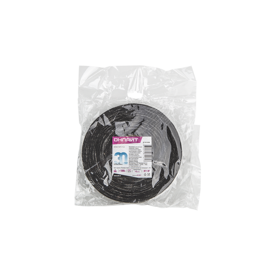 Изолента ОНЛАЙТ 61 161 OIT-H15-30/BL ХБ черная 300г 0,35х15мм 30м Navigator Group 61161