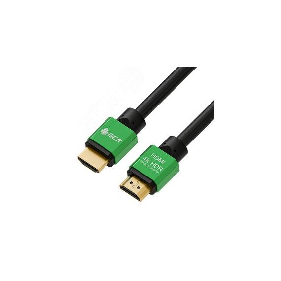 Кабель HDMI 2.0, Ultra HD 19М на 19М, 0.3 м., SLIM красный Greenconnect GCR-51602