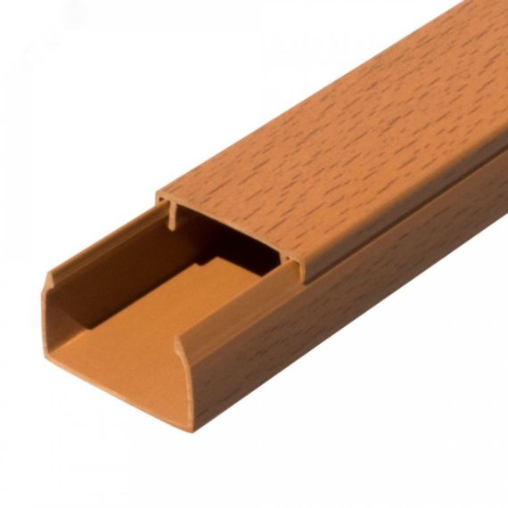 Кабель-канал бук 2-й замок в п/э 40х25 мм (24 м/уп) Промрукав PR03.0200