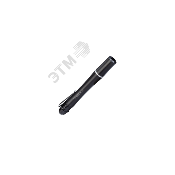 Фонарь ручной 0,5Вт LED/2xAAА/корпус алюминий/зажим для крепления, КОСМОС KOS106B