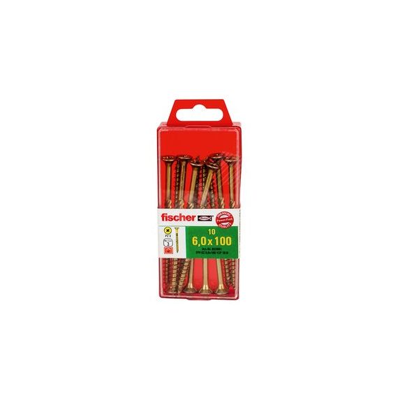 Шуруп FPF-SZ6.0х40 YZP 10 B Fischer 653976