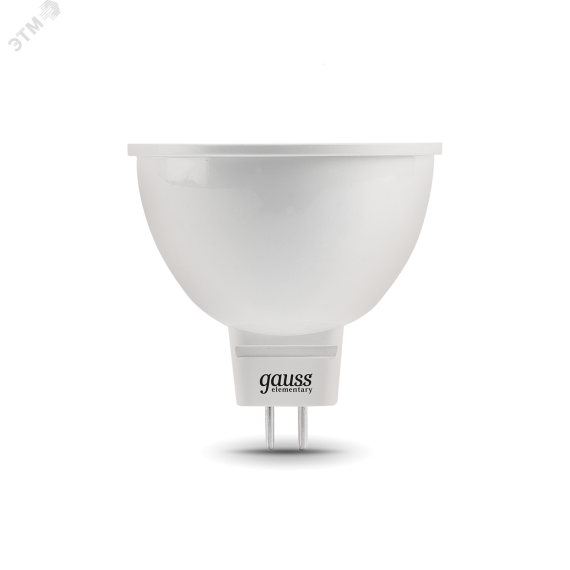 Лампа светодиодная LED 5.5 Вт 450 лм 4100К AC180-240В GU5.3 софит MR16 нейтральный Elementary Gauss 13526