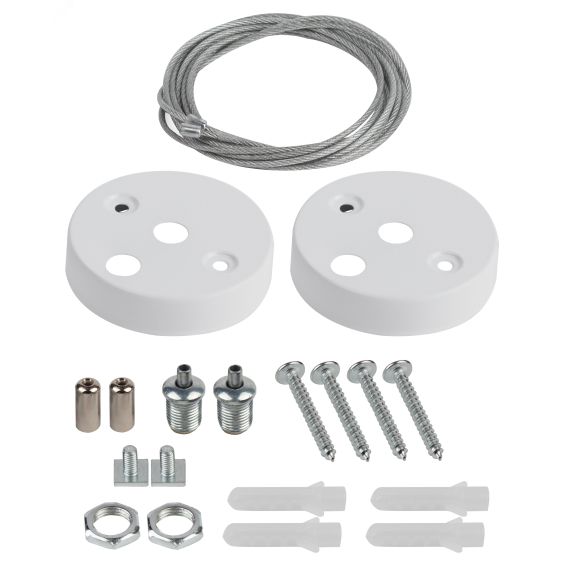 Подвесное крепление для линейных светильников моделей SML белый длина 1,5м SML-1-A-SUSPENSION-W ЭРА Б0061024