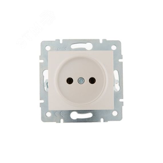 KARINA Розетка б/з керамика жемчужно-белый перламутр (10шт/120шт) Lezard 707-3088-121