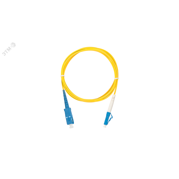Шнур оптический переходной SM 9/125 OS2 SC/UPC-LC/UPC одинарный LSZH 2мм NIKOMAX/NIKOLAN NMF-PC1S2C2-SCU-LCU-005