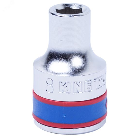 Головка торцевая стандартная шестигранная 1/2', 8 мм King Tony 433508M