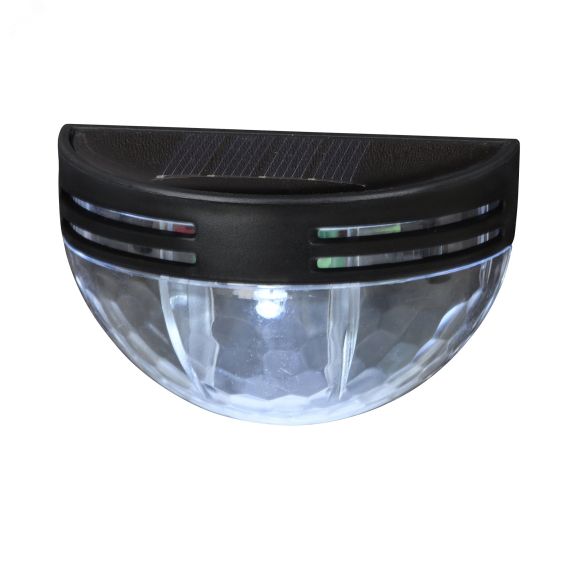 Cветильник настенный USL-F-251/PM050 SHINY на солнечной батарее. 1 светодиод. Белый свет. 1*ААA Ni-Mh аккумулятор в/к. IP44. TM Uniel Uniel UL-00011591