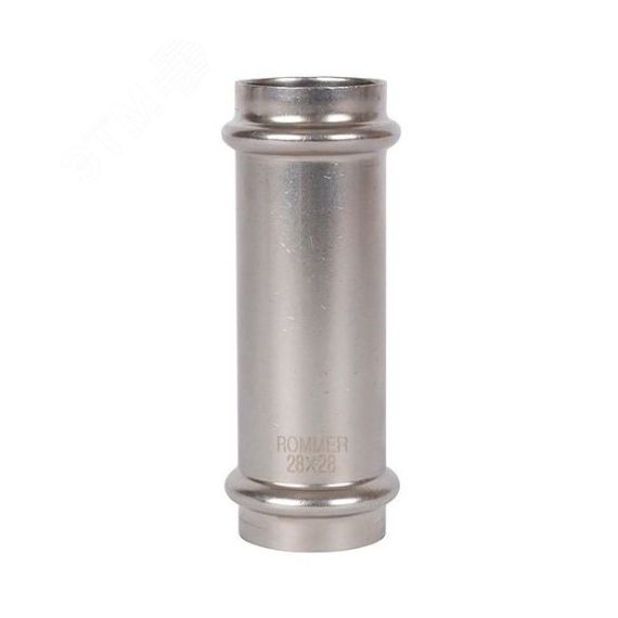 Муфта нержавеющая сталь 28, пресс Rommer RSS-0017-000028
