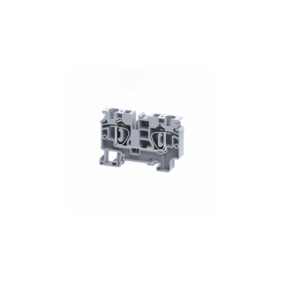 Клемма проходная 10 кв.мм пружинная OptiClip CX-10-I-57A-(0,2-10)-серый КЭАЗ 289717