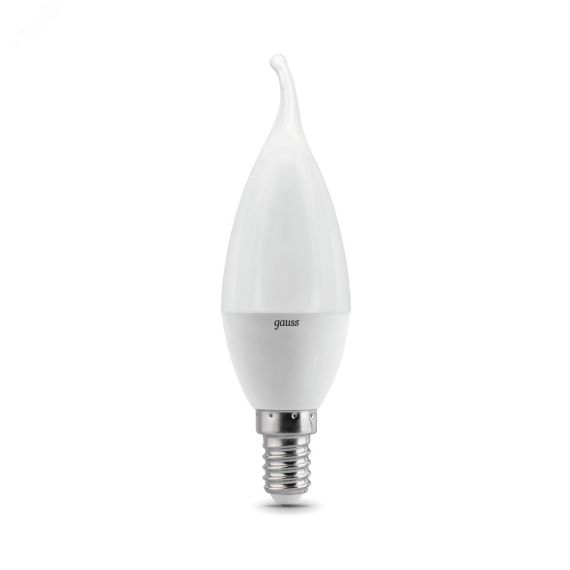 Лампа светодиодная LED 6.5 Вт 520 лм 3000К AC150-265В E14 свеча теплая Black Gauss 104101107
