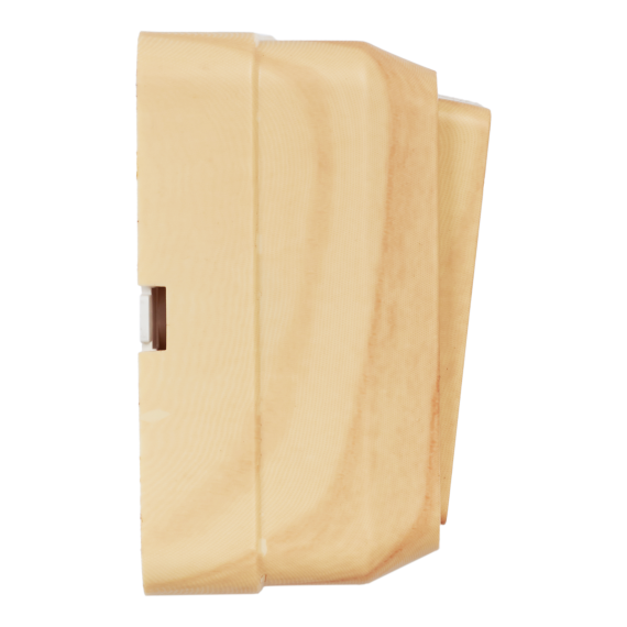 OKTAVA Выключатель 2-клавишный с индикацией для открытой установки 10А ВС20-2-1-ОС сосна IEK