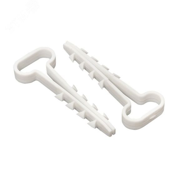Дюбель-хомут 6х14 белый (100шт) EKF plc-cd1-6x14w