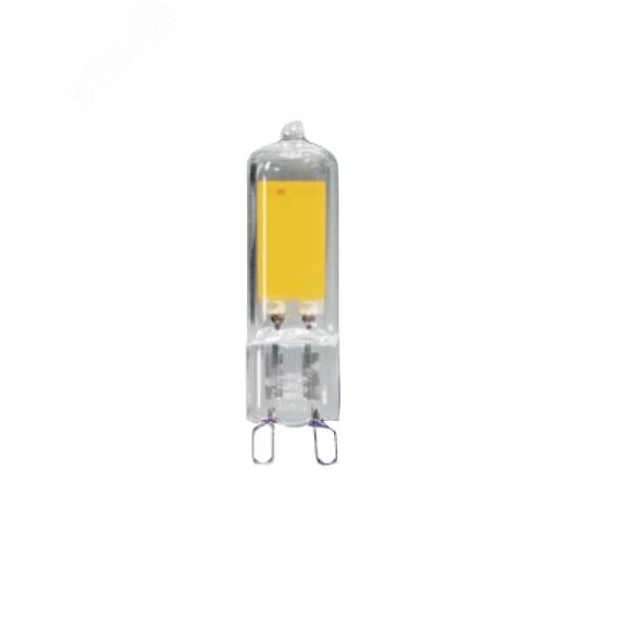 Лампа светодиодная LED 3w G9 240Лм теплый COB-диод 220В Jazzway JazzWay 5015326
