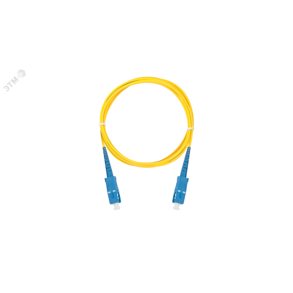 Шнур оптический соединительный SM 9/125 OS2 SC/UPC-SC/UPC одинарный LSZH NIKOMAX/NIKOLAN NMF-PC1S2C2-SCU-SCU-002