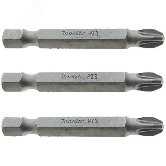 Насадка бита PZ3, 50 мм, E-form (MZ), 3 шт. Makita B-25264
