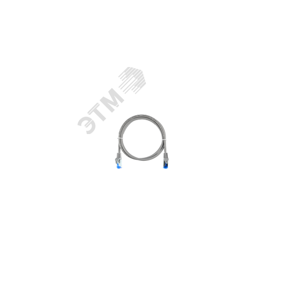Патч-корд S/FTP 4 пары Cat 6 2хRJ45/8P8C T568B 7х0150мм LSZH светло-серый 03м NIKOMAX/NIKOLAN NMC-PC4SE55B-ES-003-C-GY