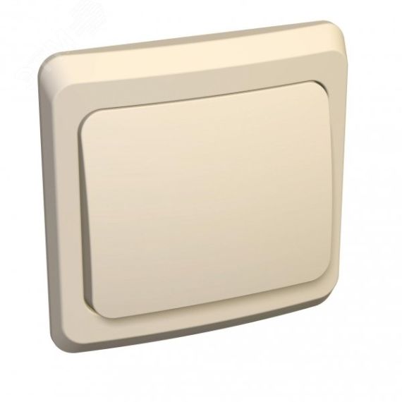 ЭТЮД Выключатель одноклавишный скрытый бежевый сх.1 SE (Systeme) BC10-001K