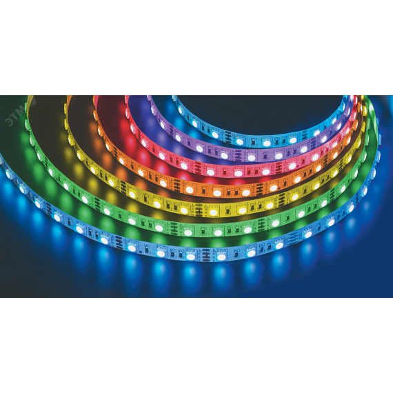 Лента светодиодная LEDх60/м 5м 14.4w/m 12В Pro RGB Navigator Group 71446