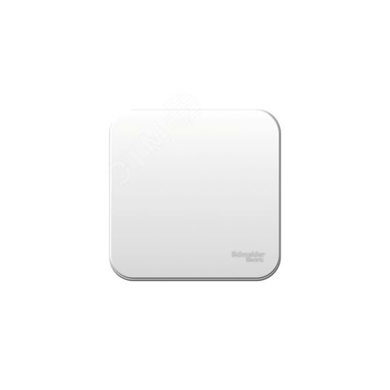 Выключатель одноклавишный наружный BLANCA (cх.1) с металлической пластиной, 6а, 250в, белый SE (Systeme) BLNVA061021
