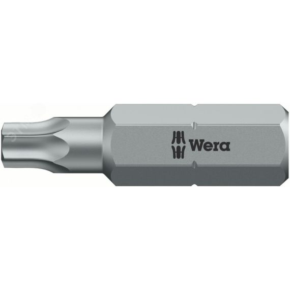Бита 867/1 Z TORX вязкая твердость хвостовик 1/4 C 6.3 TX 27 x 25 мм WERA WE-066489