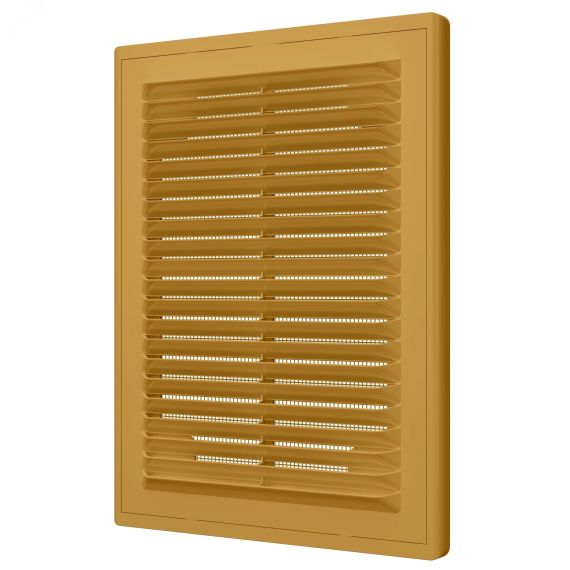 Решетка вентиляционная Р сетка разъемная 150х200 пластик цвет бежевый ERA 1520Р беж