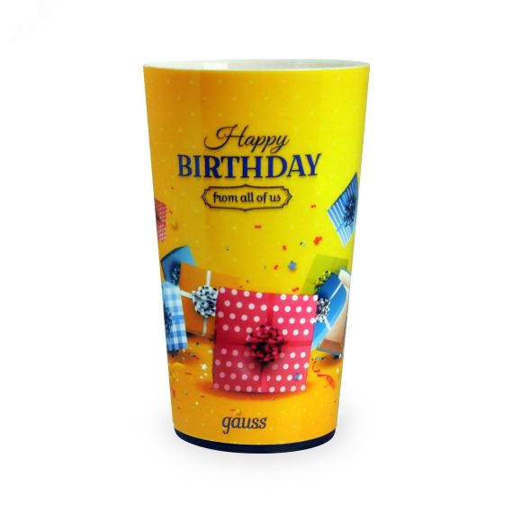 Стакан с подсветкой модель Birthday 3XLR44 LED LCUP Gauss LC002