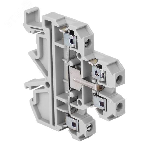 Колодка клеммная двойная JXB-4/35 тип L серая PROxima EKF plc-jxb-2-4/35L-gy