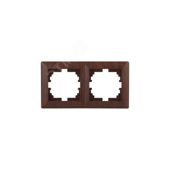 Рамка на 2 поста, СУ, Solo, венге, 4-502-10 ЭРА Б0043415