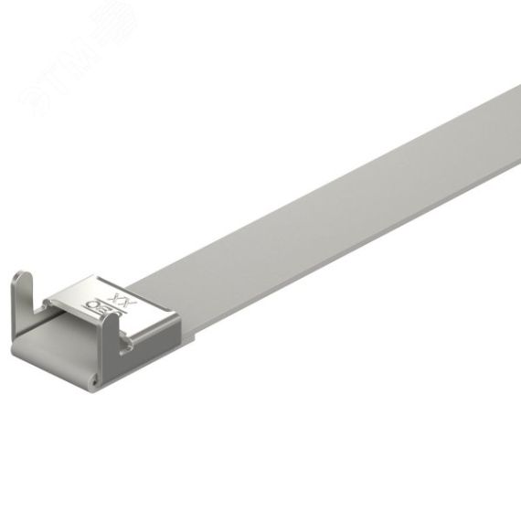 Монтажная лента с фиксатором, серая OBO Bettermann SBF 15-300 FSK