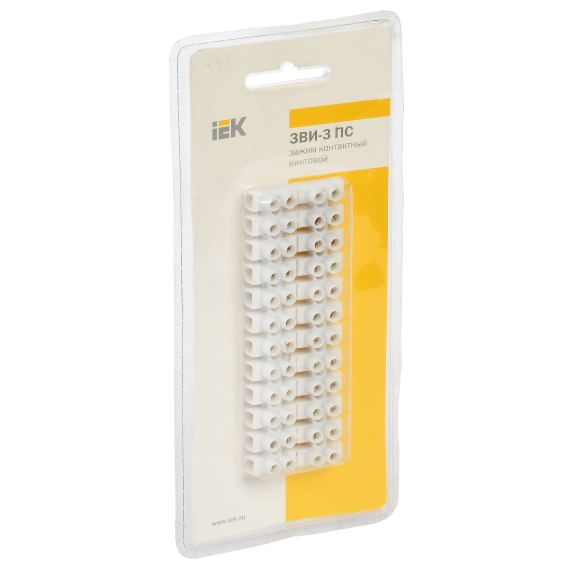 Зажим винтовой ЗВИ-3 н/г 1,0-2,5мм2 (2шт/блистер) IEK