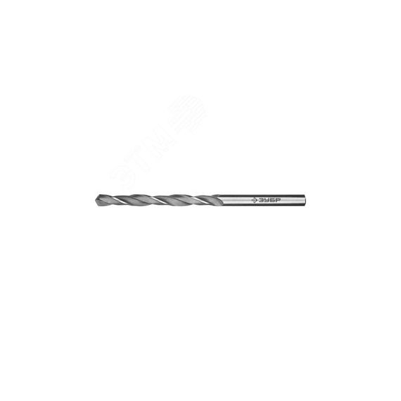 Сверло по металлу сталь Р6М5 класс В, ПРОФ-В 6.7х101мм ЗУБР 29621-6.7