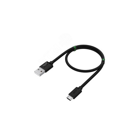 Кабель Micro USB, 0.5 м., черный, быстрая зарядка Greenconnect GCR-53608