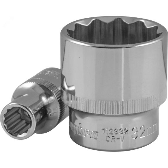 Головка торцевая 12-гранная 1/2''DR, 8 мм Ombra 112308