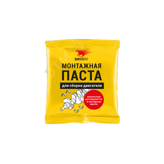 Монтажная паста для сборки двигателя, 50г стик-пакет ВМПАВТО 1425