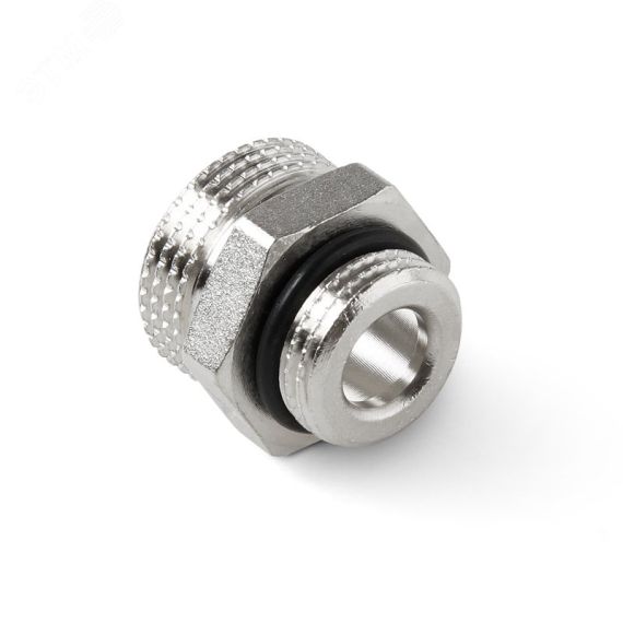 Ниппель латунный резьбовой переходной, евроконус, Н 1/2 x 3/4E PRO AQUA 21-m15-m20ex