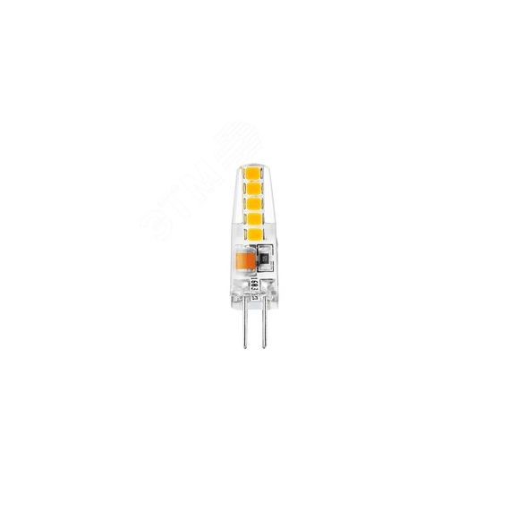 Лампа светодиодная LED 2 Вт 180 лм 3000К капсула теплый G4 AC 180-240В IP20 силиконовая Basic Gauss Gauss 1169712